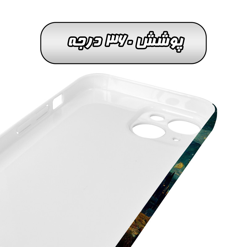 کاور گاردقاب مدل هنری مناسب برای گوشی موبایل اپل iPhone15 plus
