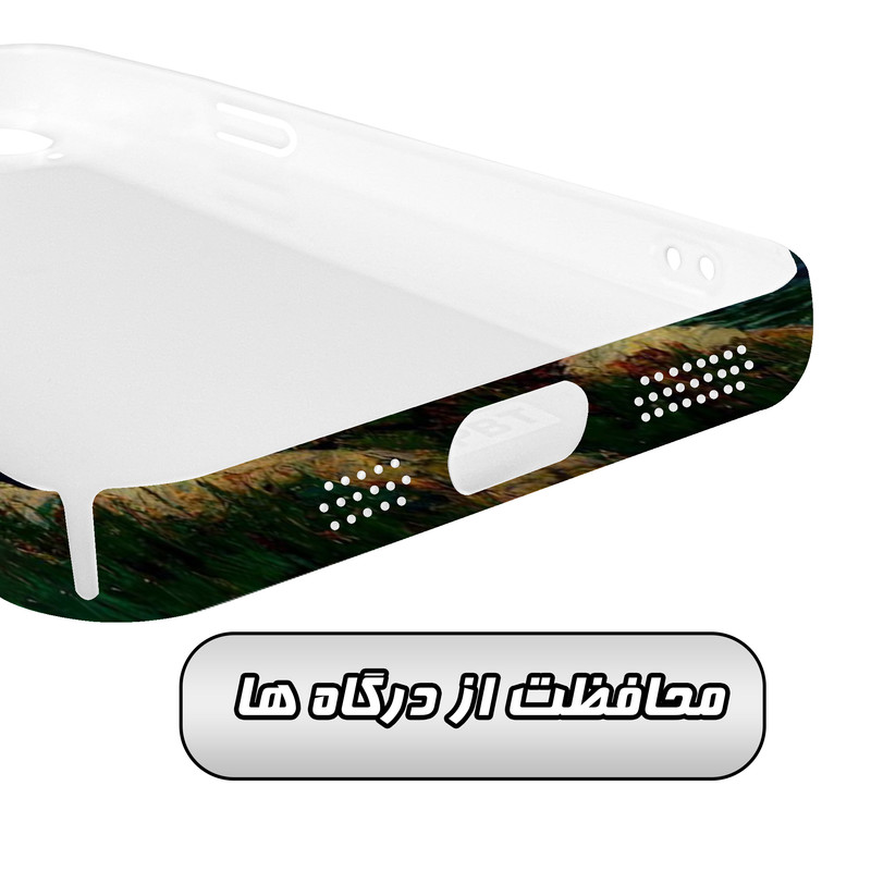 کاور گاردقاب مدل هنری مناسب برای گوشی موبایل اپل iPhone15 plus
