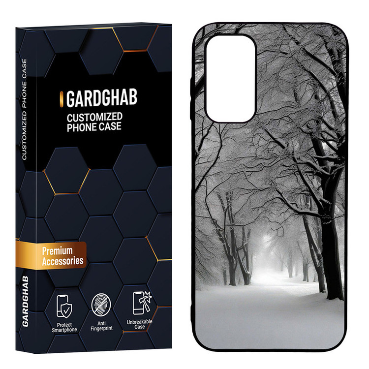 کاور گارد قاب مدل پشت گلس منظره و طبیعت مناسب برای گوشی موبایل سامسونگ Galaxy A14