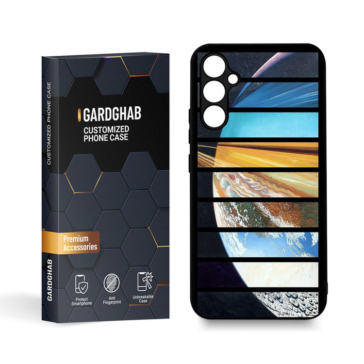 کاور گارد قاب مدل دورژله ای کهکشان مناسب برای گوشی موبایل سامسونگ Galaxy A34