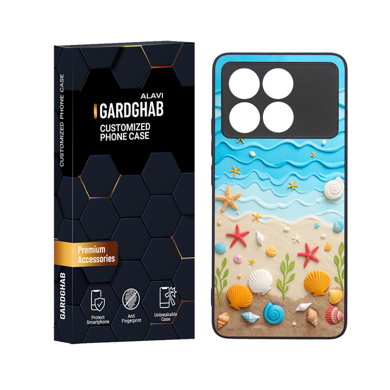 کاور گارد قاب علوی مدل دور ژله ای مناسب برای گوشی موبایل شیائومی Poco X6 Pro