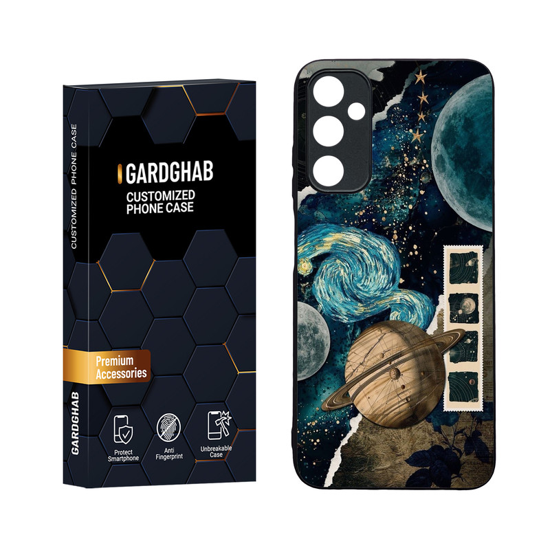 کاور گارد قاب مدل دورژله ای پشت گلس هنری مناسب برای گوشی موبایل سامسونگ Galaxy A05s