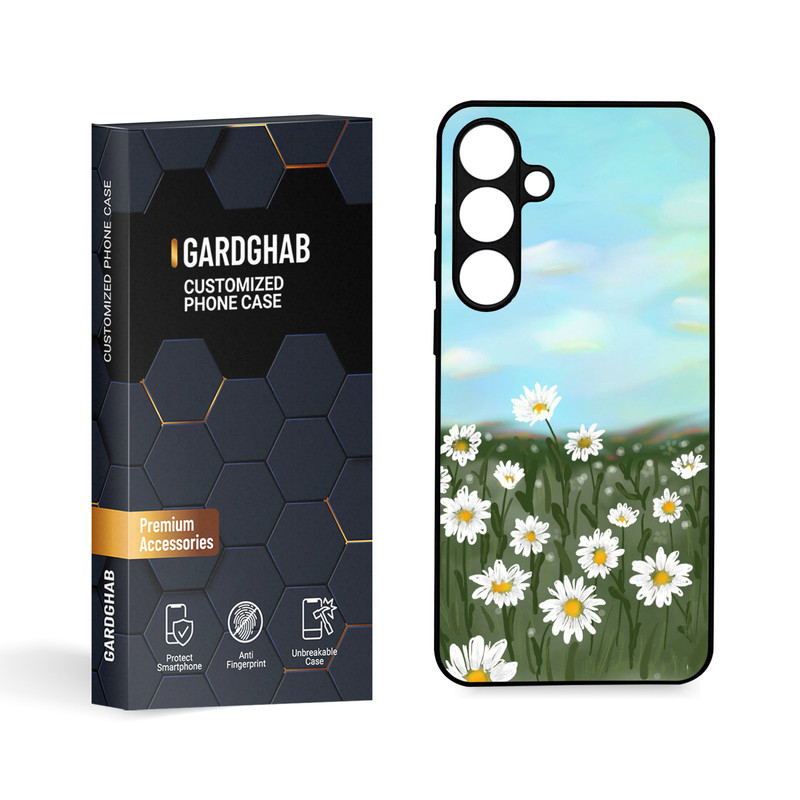 کاور گارد قاب مدل گل مناسب برای گوشی موبایل سامسونگ Galaxy S24 Plus