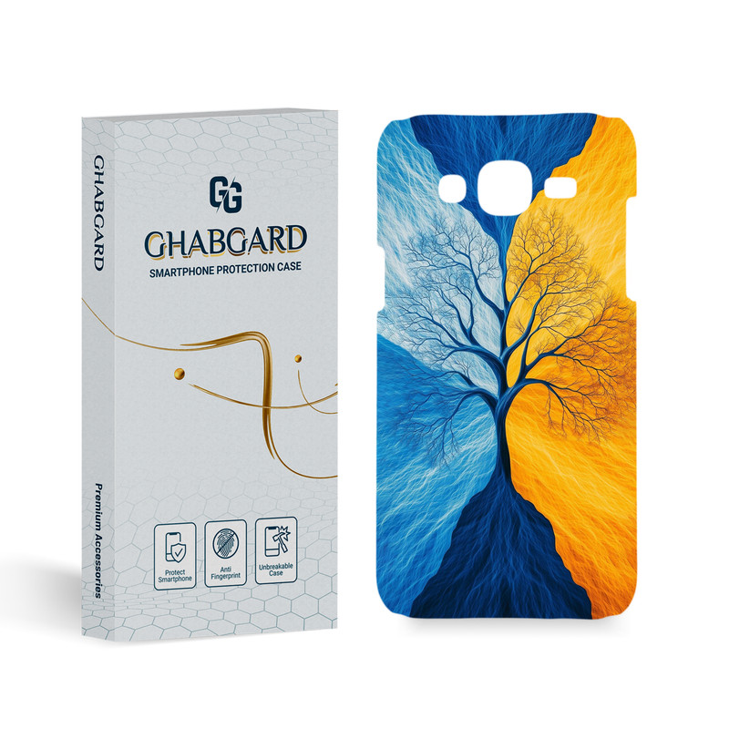 کاور گارد قاب مدل هنری مناسب برای گوشی موبایل سامسونگ Galaxy J7 2015 / J700