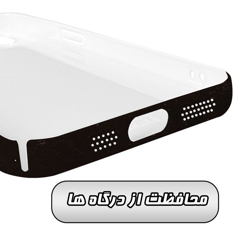 کاور گاردقاب مدل هنری مناسب برای گوشی موبایل اپل iPhone15 plus