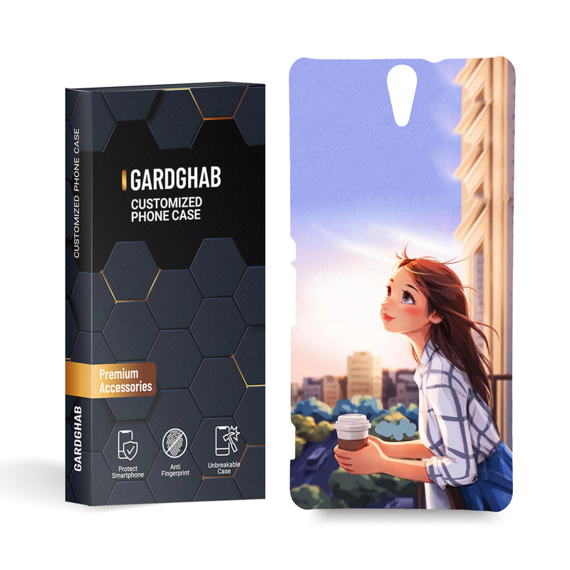 کاور گارد قاب مدل دخترانه مناسب برای گوشی موبایل سونی c5
