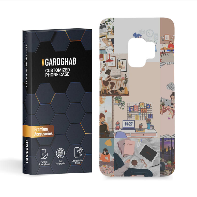 کاور گارد قاب مدل دخترانه مناسب برای گوشی موبایل سامسونگ Galaxy S9