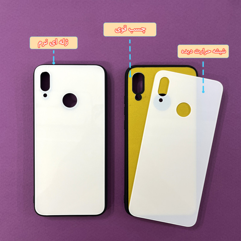 کاور گارد قاب علوی مدل Glass مناسب برای گوشی موبایل هواوی P Smart 2019
