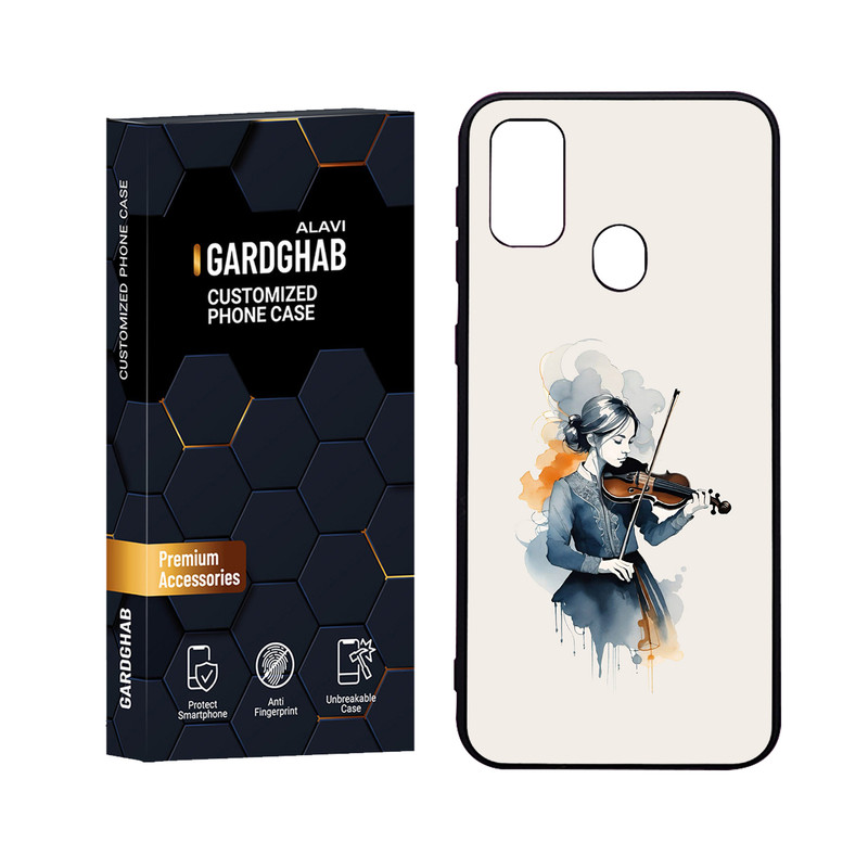 کاور گارد قاب علوی مدل Glass مناسب برای گوشی موبایل سامسونگ Galaxy M30S