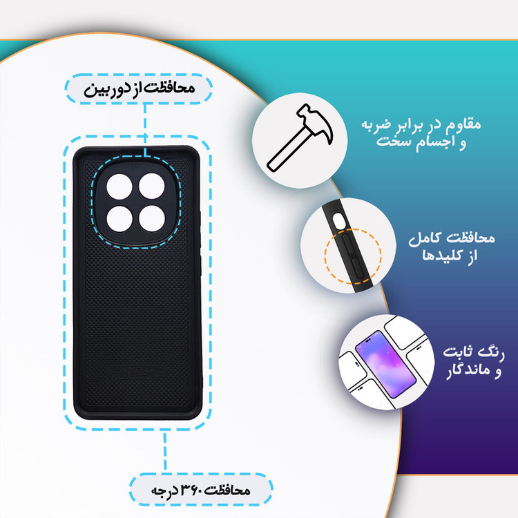 کاور گارد قاب علوی مدل MLG مناسب برای گوشی موبایل شیائومی Redmi Note 14 Pro Plus 5G