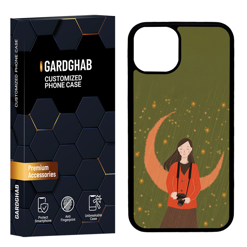 کاور گارد قاب مدل پشت گلس دخترانه مناسب برای گوشی موبایل اپل iPhone 13