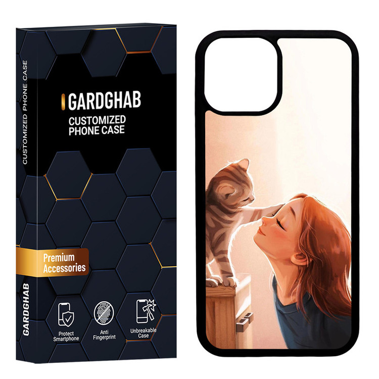 کاور گارد قاب مدل دور ژله ای دخترانه مناسب برای گوشی موبایل اپل iPhone 13 Mini