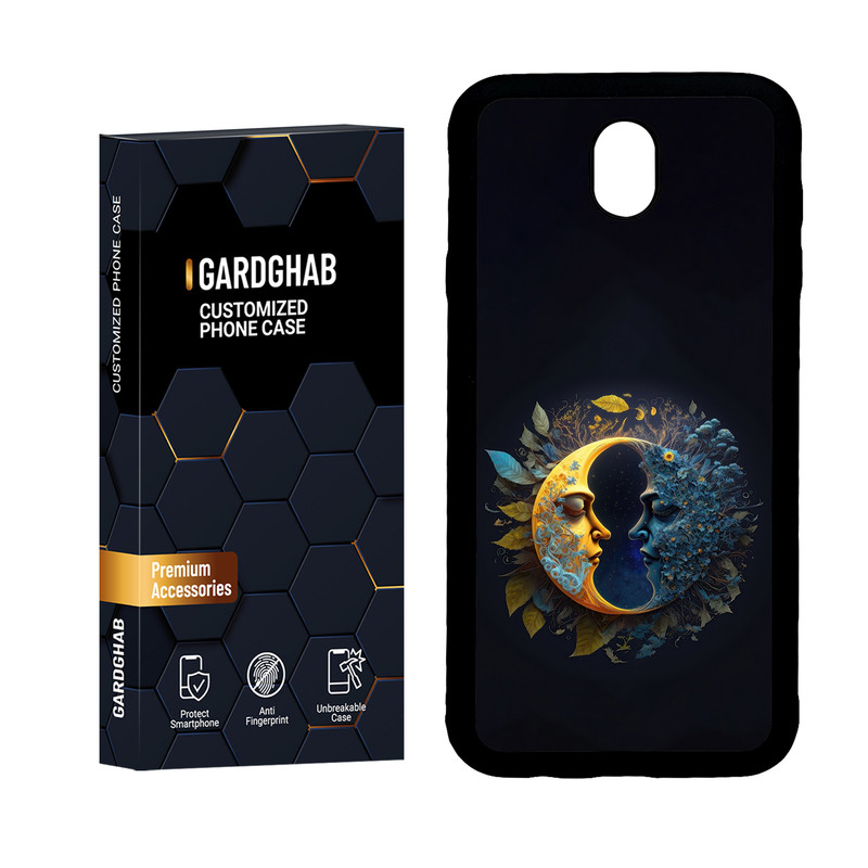 کاور گارد قاب مدل دور ژله ای هنری مناسب برای گوشی موبایل سامسونگ Galaxy J5 Pro