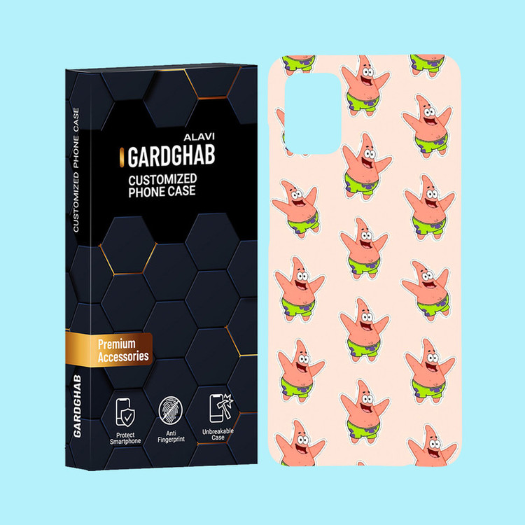 کاور گارد قاب علوی مدل پترن فانتزی مناسب برای گوشی موبایل سامسونگ Galaxy A31