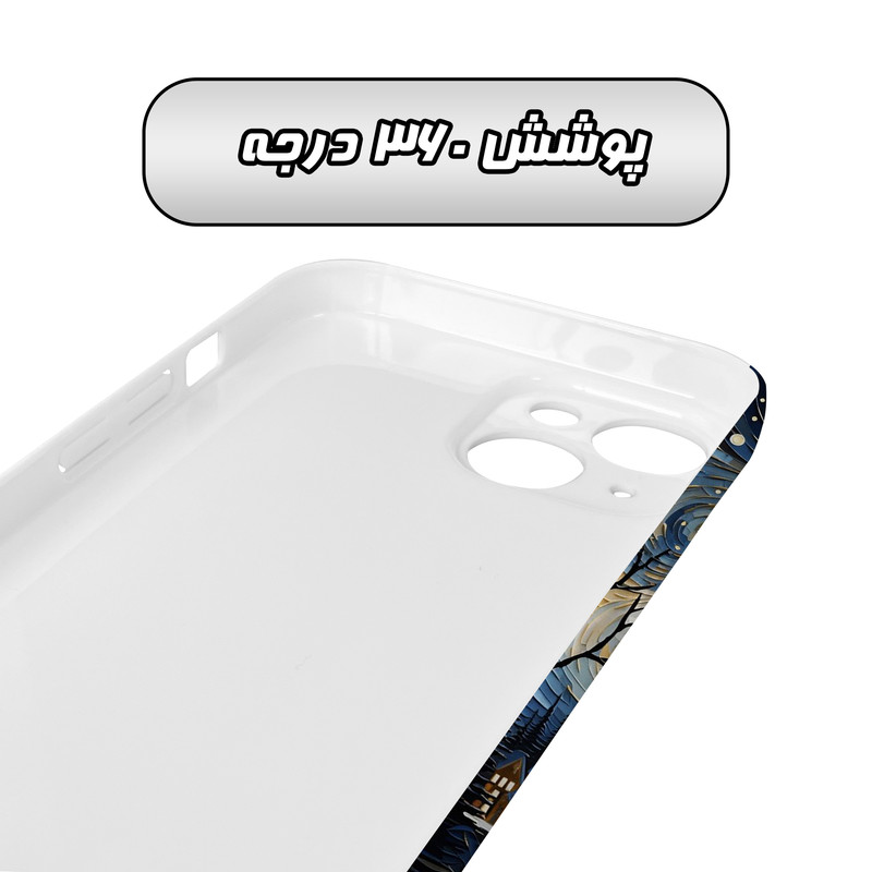 کاور گاردقاب مدل هنری مناسب برای گوشی موبایل اپل iPhone15 plus