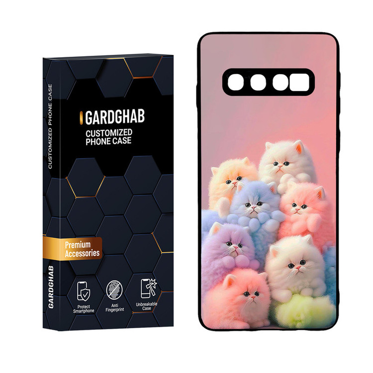 کاور گارد قاب مدل پشت گلس فانتزی مناسب برای گوشی موبایل سامسونگ Galaxy S10