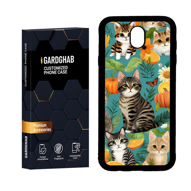 کاور گارد قاب مدل دور ژله ای هنری مناسب برای گوشی موبایل سامسونگ Galaxy J5 Pro