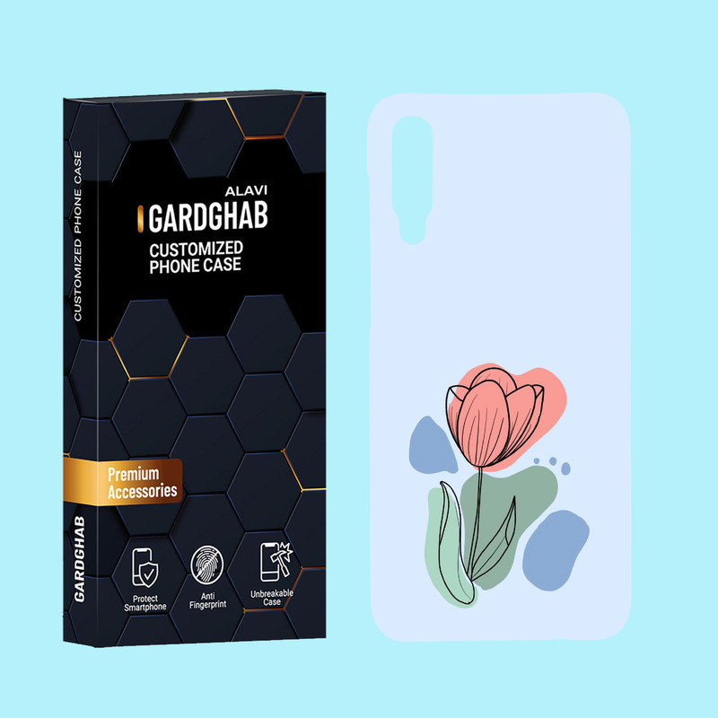 کاور گارد قاب علوی مدل گل مناسب برای گوشی موبایل سامسونگ Galaxy A50 / A50s / A30s