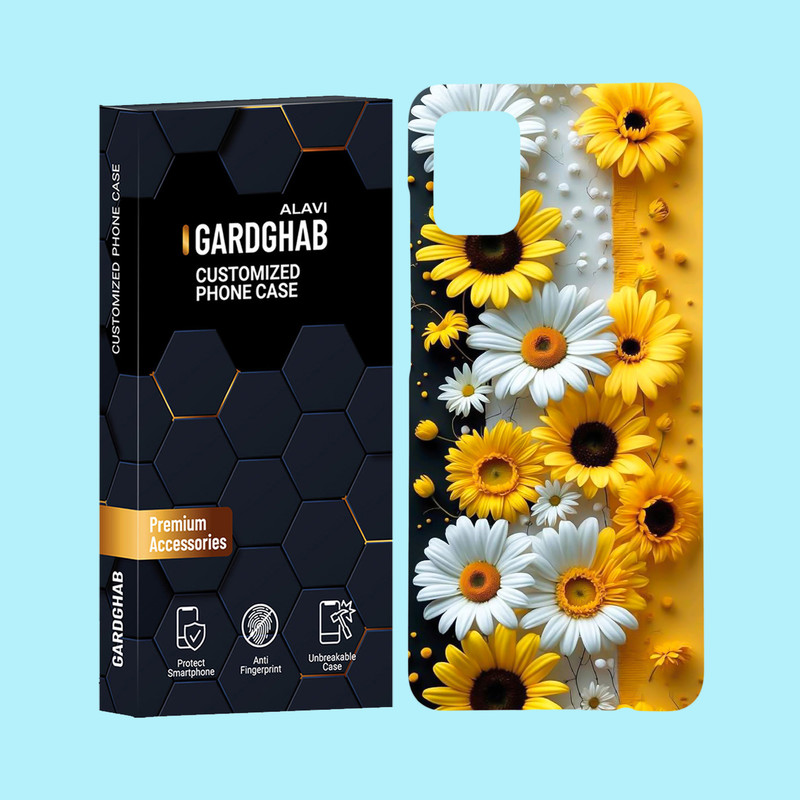 کاور گارد قاب علوی مدل گل مناسب برای گوشی موبایل سامسونگ Galaxy A31