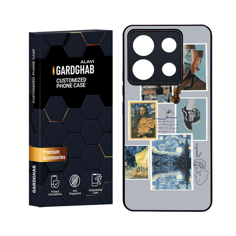 کاور گارد قاب علوی مدل Glass مناسب برای گوشی موبایل شیائومی Redmi Note 13 Pro 5G