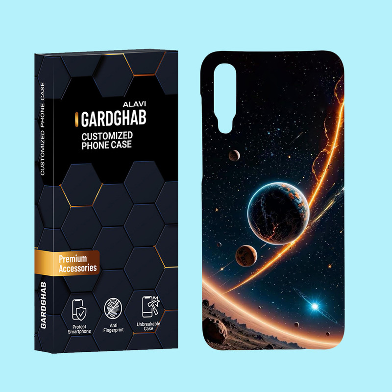 کاور گارد قاب علوی مدل کهکشان مناسب برای گوشی موبایل سامسونگ Galaxy A50 / A50s / A30s