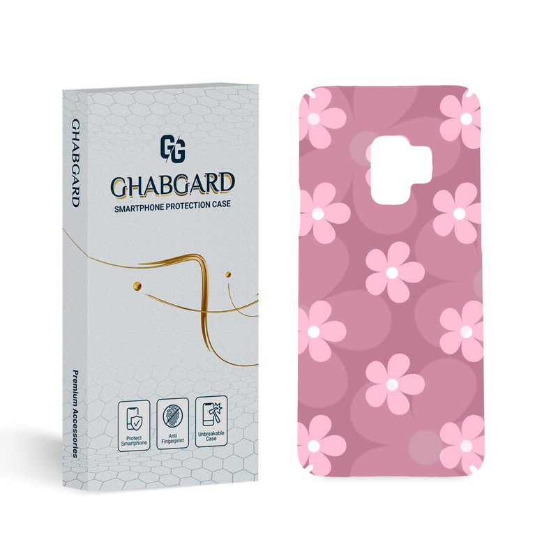 کاور قاب گارد مدل گل مناسب برای گوشی موبایل سامسونگ Galaxy S9