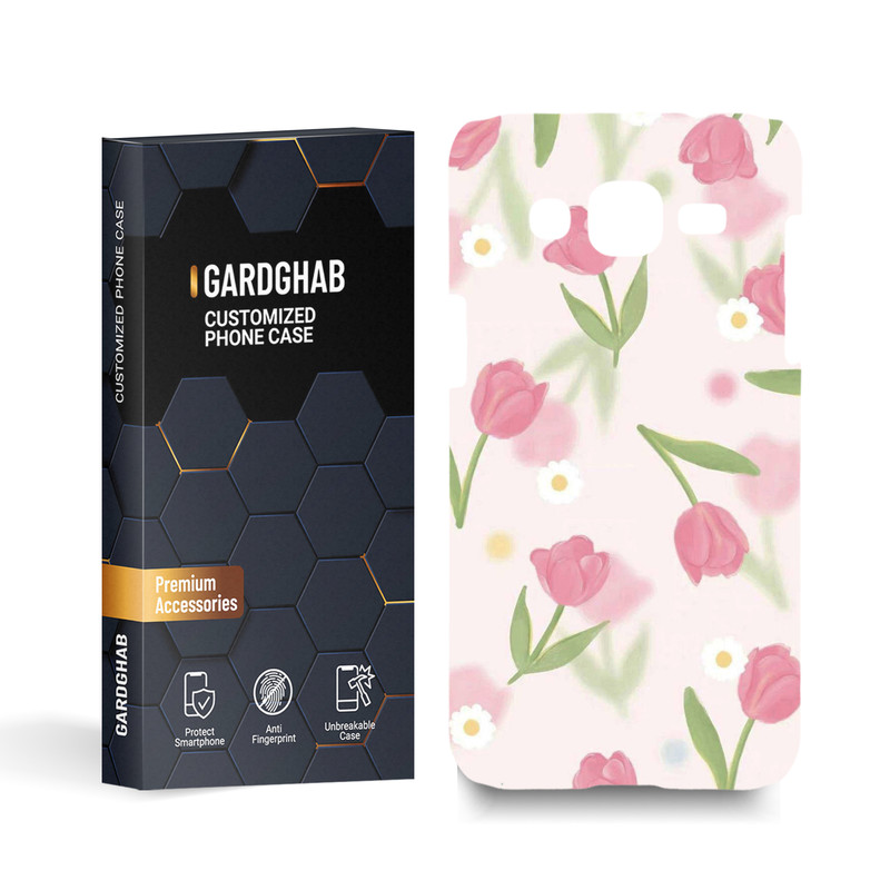 کاور گارد قاب مدل گل مناسب برای گوشی موبایل سامسونگ galaxy j2 2015