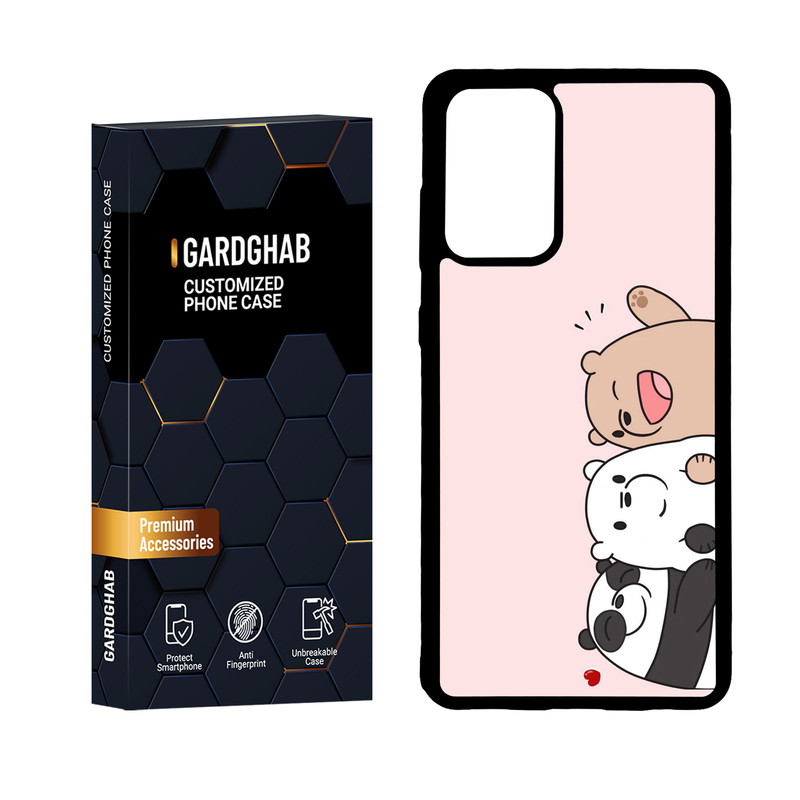 کاور گارد قاب مدل پشت گلس فانتزی مناسب برای گوشی موبایل سامسونگ Galaxy A72