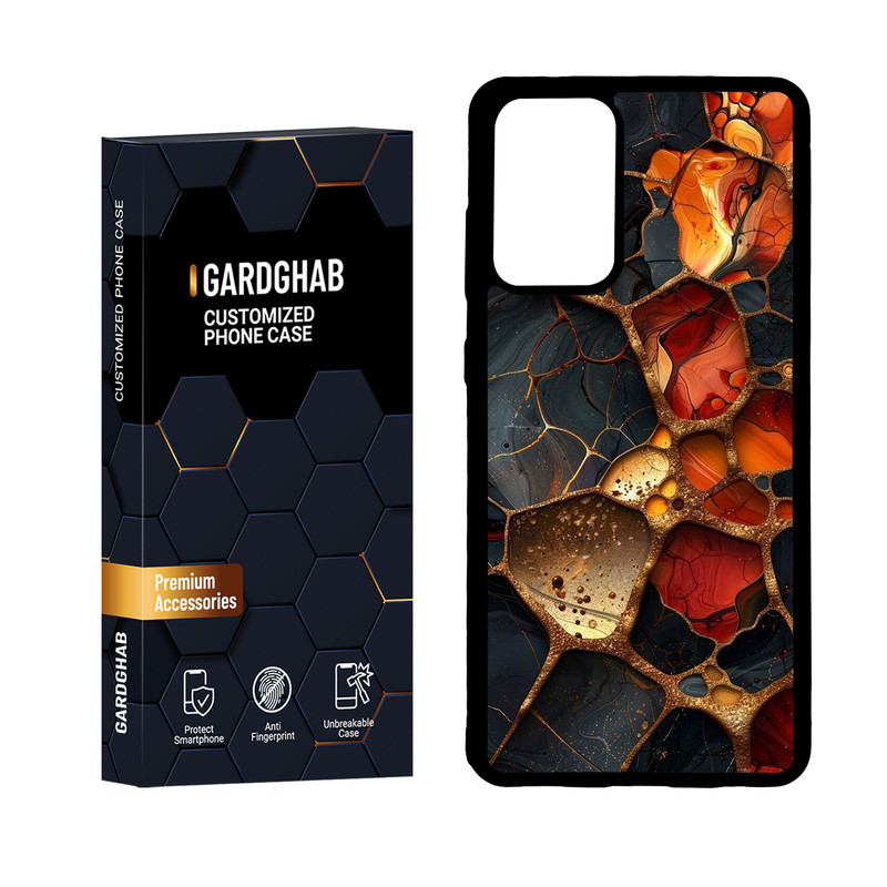 کاور گارد قاب مدل پشت گلس ساده مناسب برای گوشی موبایل سامسونگ Galaxy A72