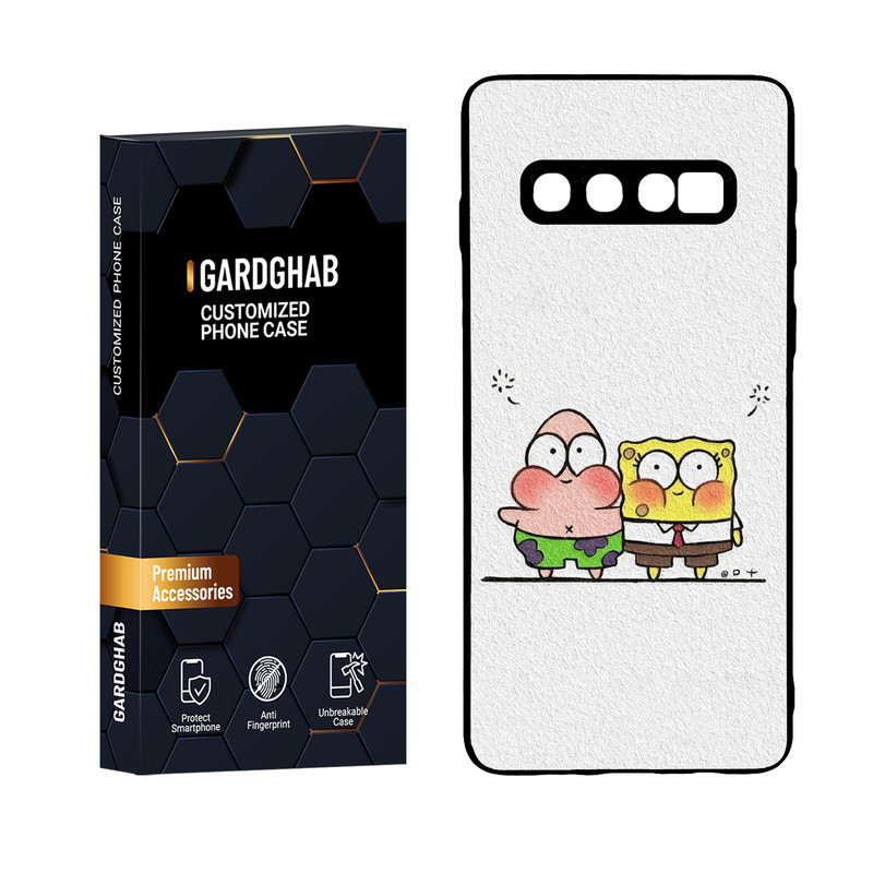 کاور گارد قاب مدل پشت گلس فانتزی مناسب برای گوشی موبایل سامسونگ Galaxy S10