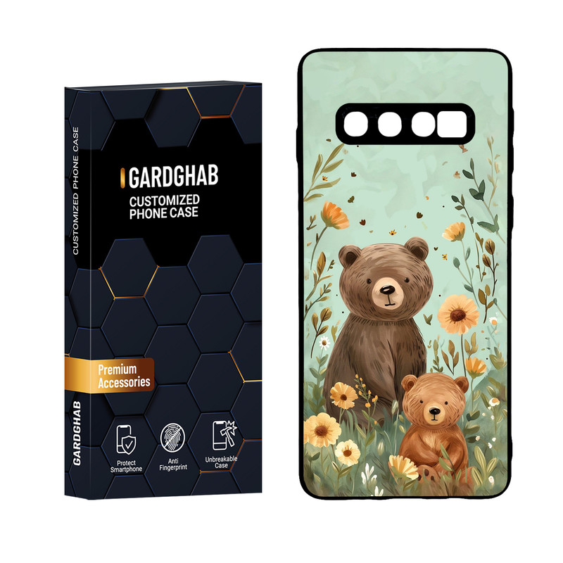 کاور گارد قاب مدل پشت گلس فانتزی مناسب برای گوشی موبایل سامسونگ Galaxy S10