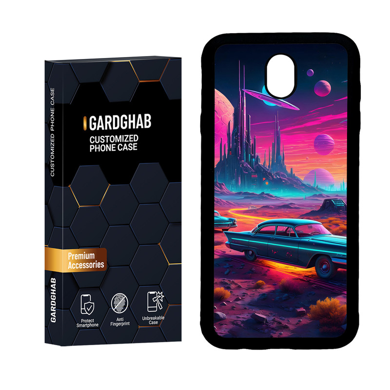 کاور گارد قاب مدل دور ژله ای هنری مناسب برای گوشی موبایل سامسونگ Galaxy J5 Pro