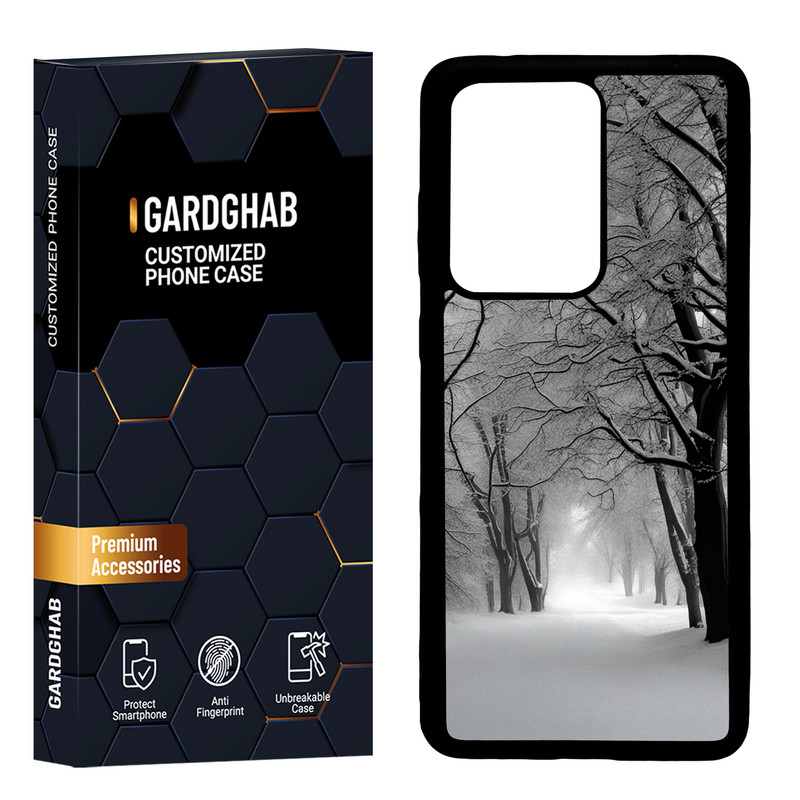 کاور گارد قاب مدل پشت گلس منظره و طبیعت مناسب برای گوشی موبایل سامسونگ Galaxy S20 Ultra