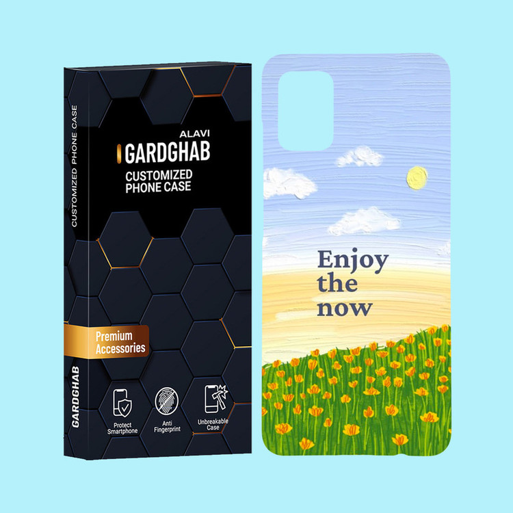 کاور گارد قاب علوی مدل متن مناسب برای گوشی موبایل سامسونگ Galaxy A31