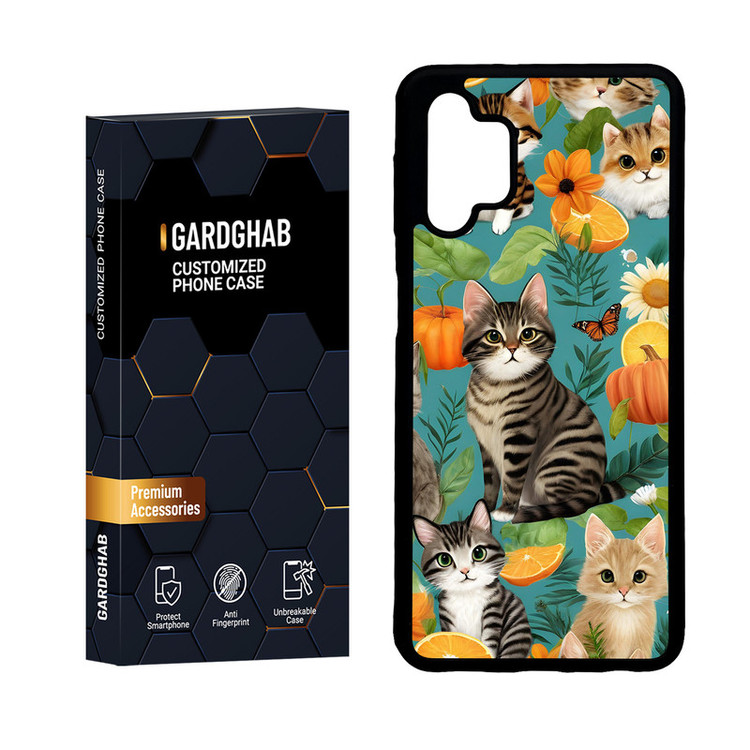 کاور گارد قاب مدل دور ژله ای هنری مناسب برای گوشی موبایل سامسونگ Galaxy A32 5G / M32 5G