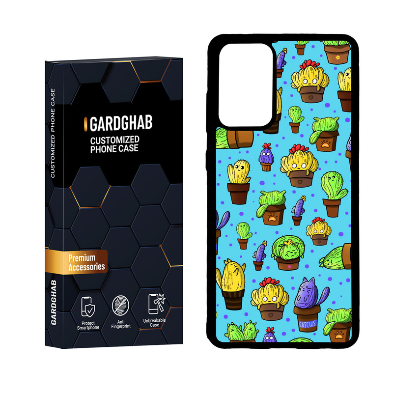 کاور گارد قاب مدل پشت گلس فانتزی مناسب برای گوشی موبایل سامسونگ Galaxy A72