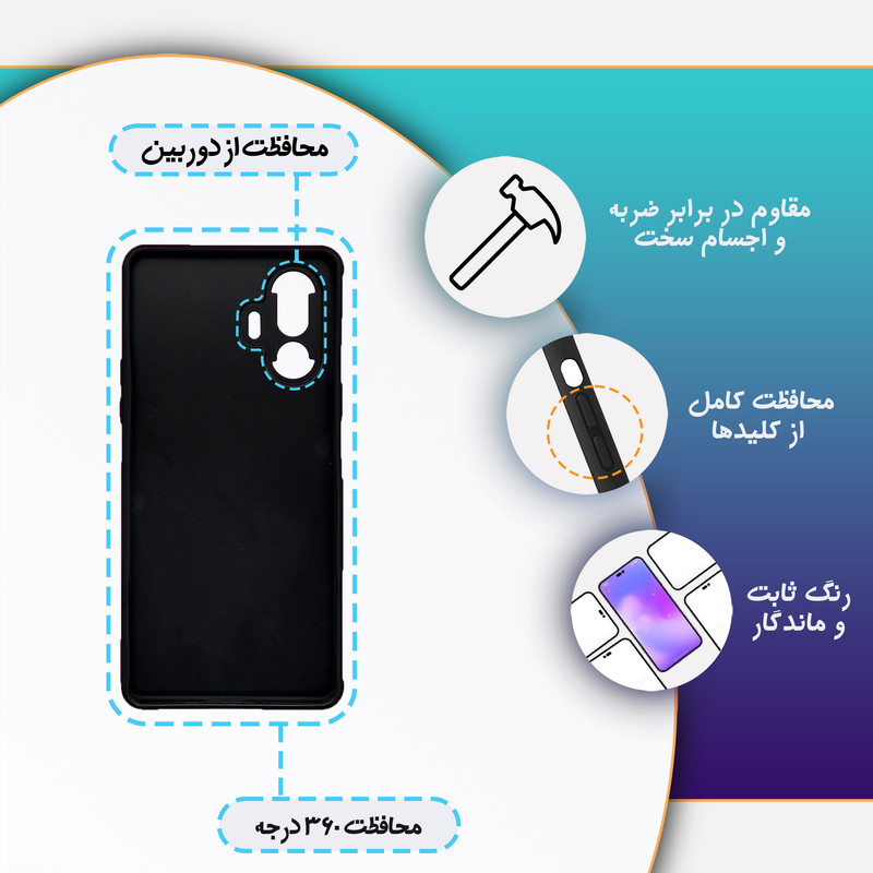 کاور گارد قاب علوی مدل MLG مناسب برای گوشی موبایل شیائومی Poco F3 GT