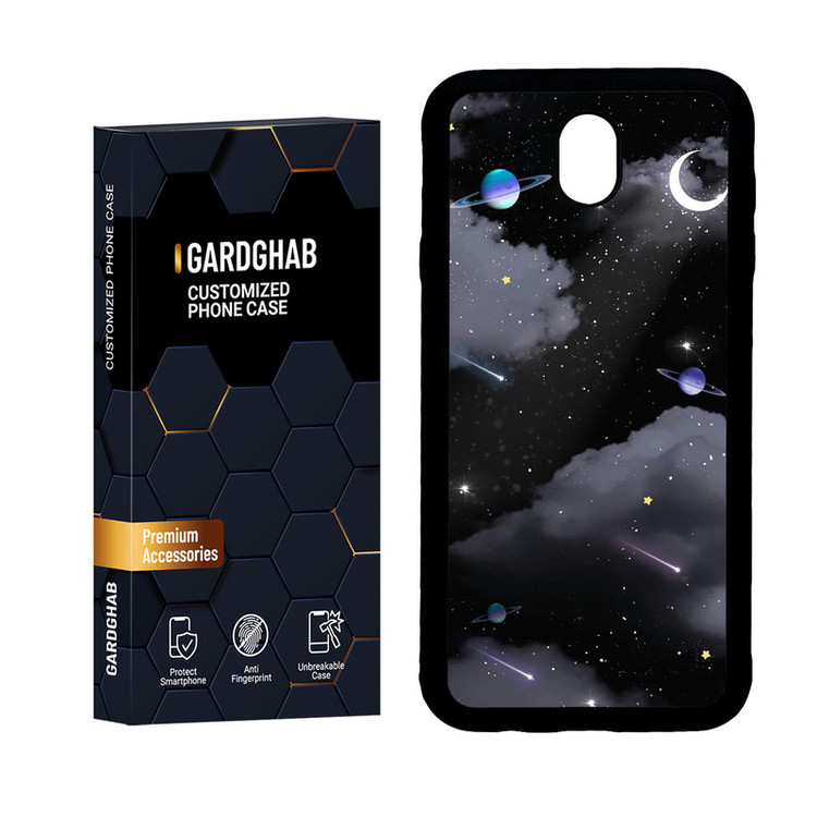 کاور گارد قاب مدل دور ژله ای هنری مناسب برای گوشی موبایل سامسونگ Galaxy J5 Pro