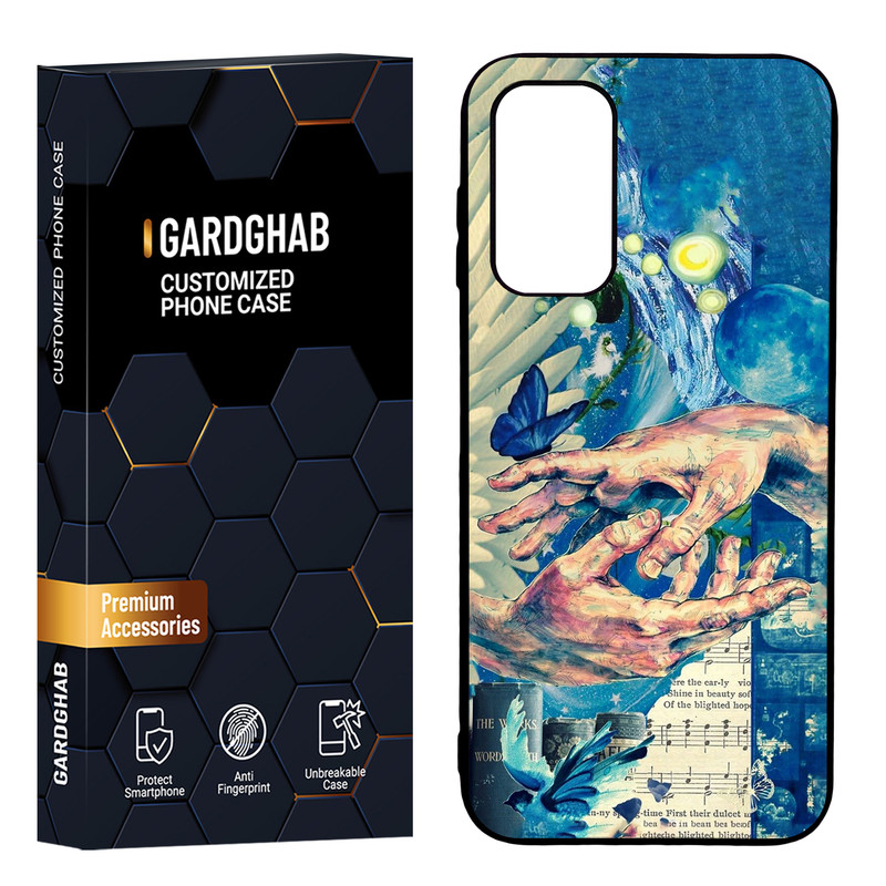کاور گارد قاب مدل دور ژله ای هنری مناسب برای گوشی موبایل سامسونگ Galaxy A14