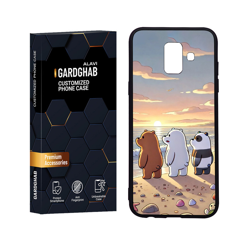 کاور گارد قاب علوی مدل Glass مناسب برای گوشی موبایل سامسونگ Galaxy A6