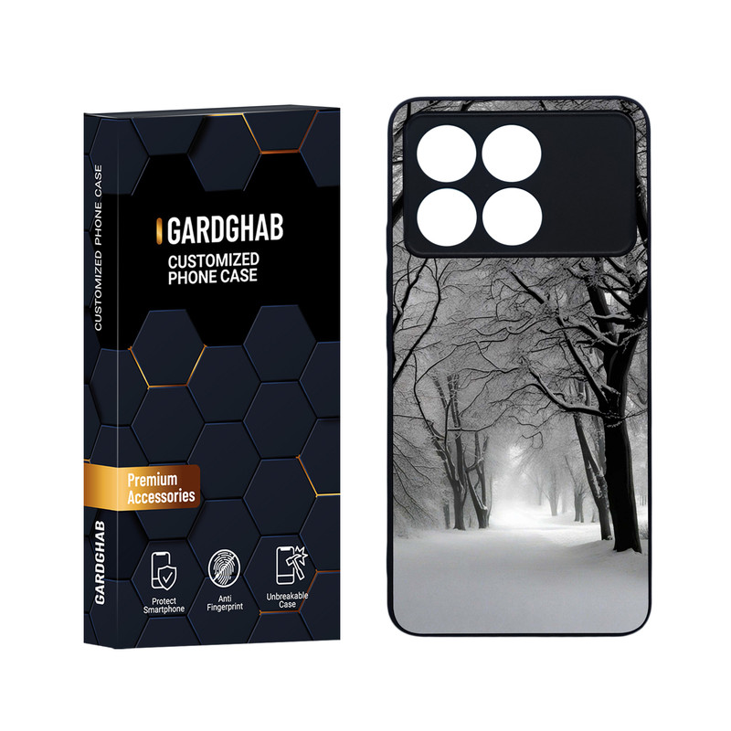 کاور گارد قاب مدل کهکشان و طبیعت مناسب برای گوشی موبایل شیائومی Redmi K70 / K70 Pro / Poco F6 Pro 5G