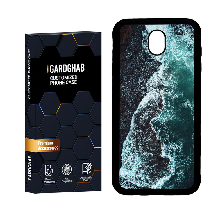 کاور گارد قاب مدل دور ژله ای منظره و طبیعت مناسب برای گوشی موبایل سامسونگ Galaxy J7 Pro