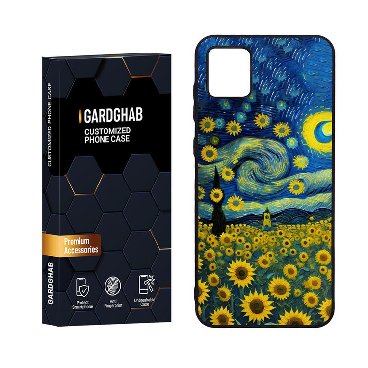 کاور گارد قاب مدل دورژله ای هنری مناسب برای گوشی موبایل سامسونگ Galaxy A04 4G