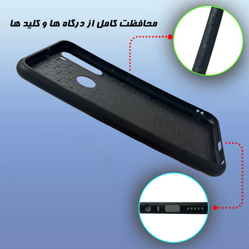 کاور گارد قاب علوی مدل دور ژله ای مناسب برای گوشی موبایل شیائومی Redmi Note 8T