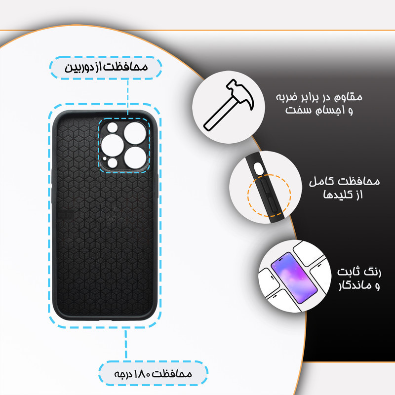 کاور گارد قاب مدل کارتونی مناسب برای گوشی موبایل اپل iPhone 13 Pro