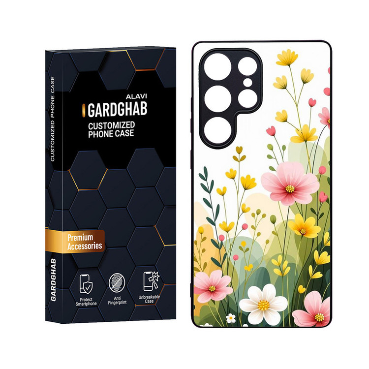 کاور گارد قاب علوی مدل Glass مناسب برای گوشی موبایل سامسونگ Galaxy S25 Ultra