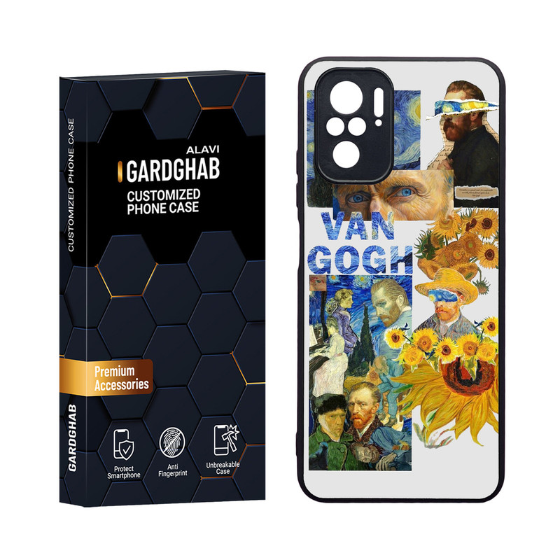 کاور گارد قاب مدل دورژله ای هنری مناسب برای گوشی موبایل شیائومی Redmi Note 10 4G / Note 10s / Poco M5s
