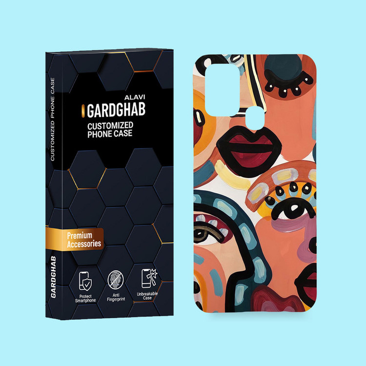 کاور گارد قاب علوی مدل هنری مناسب برای گوشی موبایل سامسونگ Galaxy M31
