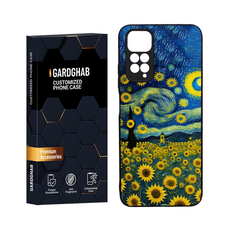 کاور گارد قاب مدل دور ژله ای هنری مناسب برای گوشی موبایل شیائومی Redmi Note 11 4G / Note 11s
