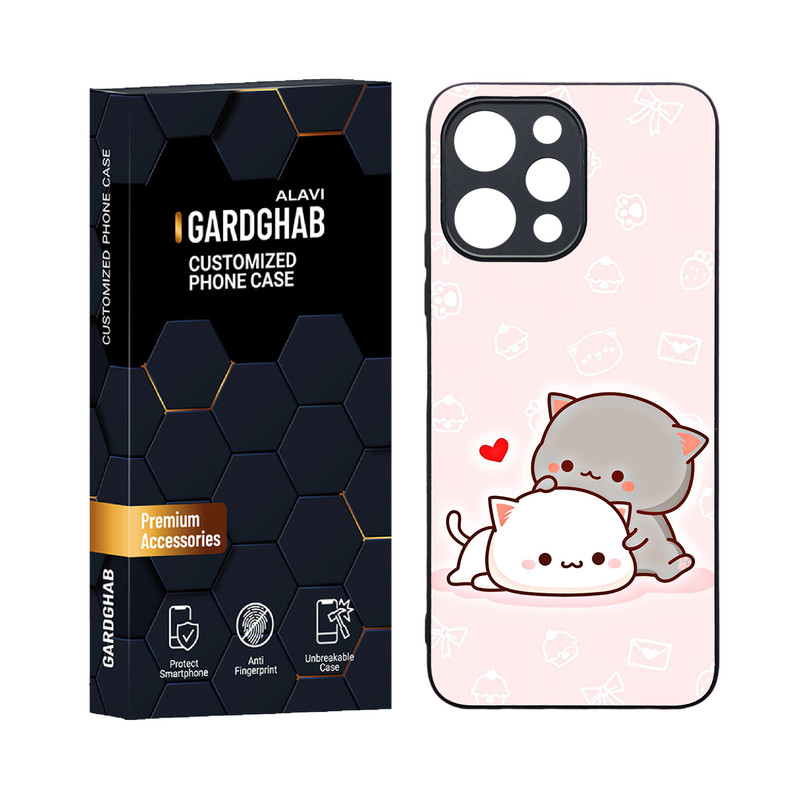 کاور گارد قاب علوی مدل دورژله ای عاشقانه مناسب برای گوشی موبایل شیائومی Poco M6 pro 5G